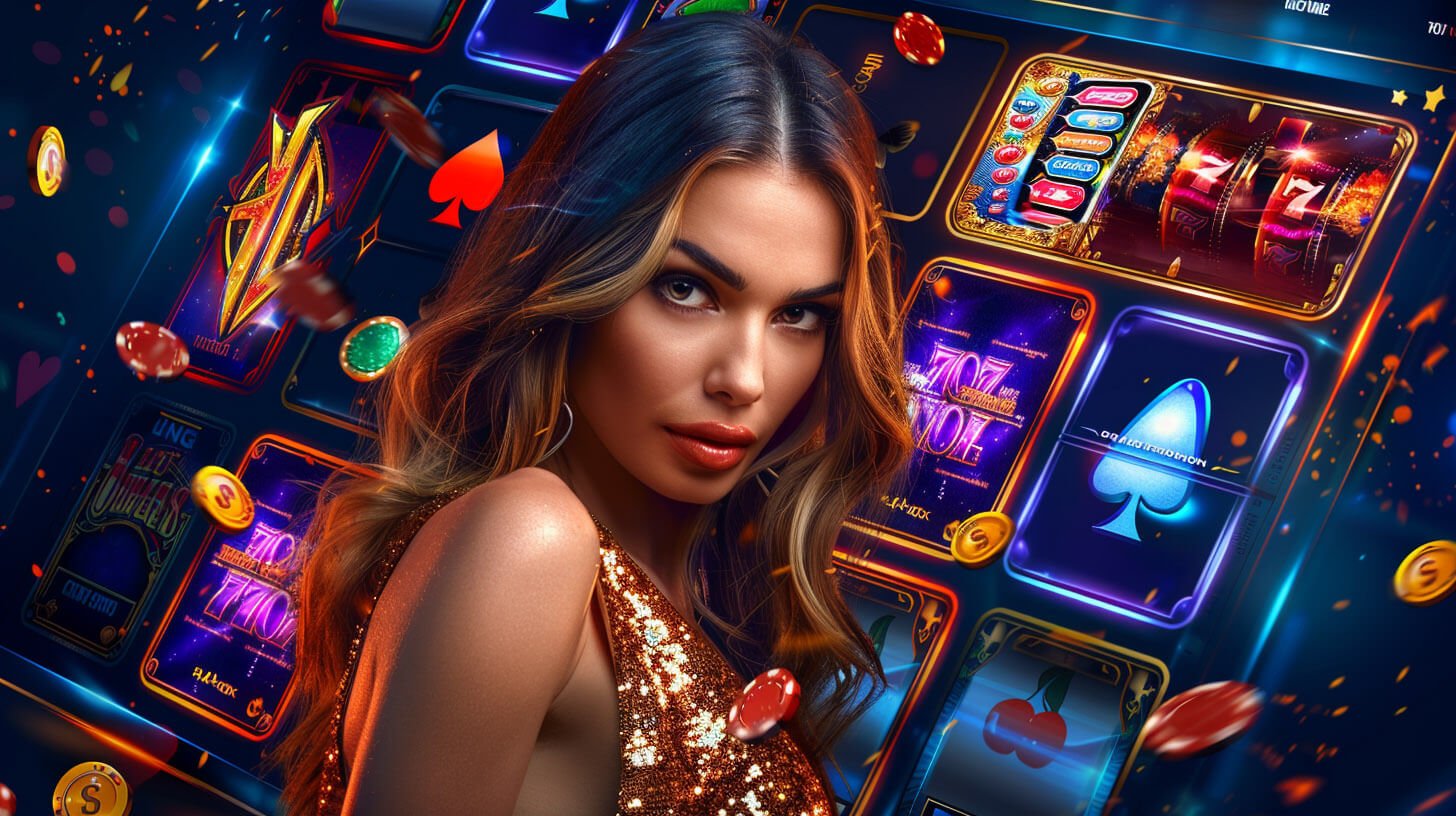 Slots provider ဂိမ်းများ screens ပေါ်တွင် ပြသနေသောမြင်ကွင်း